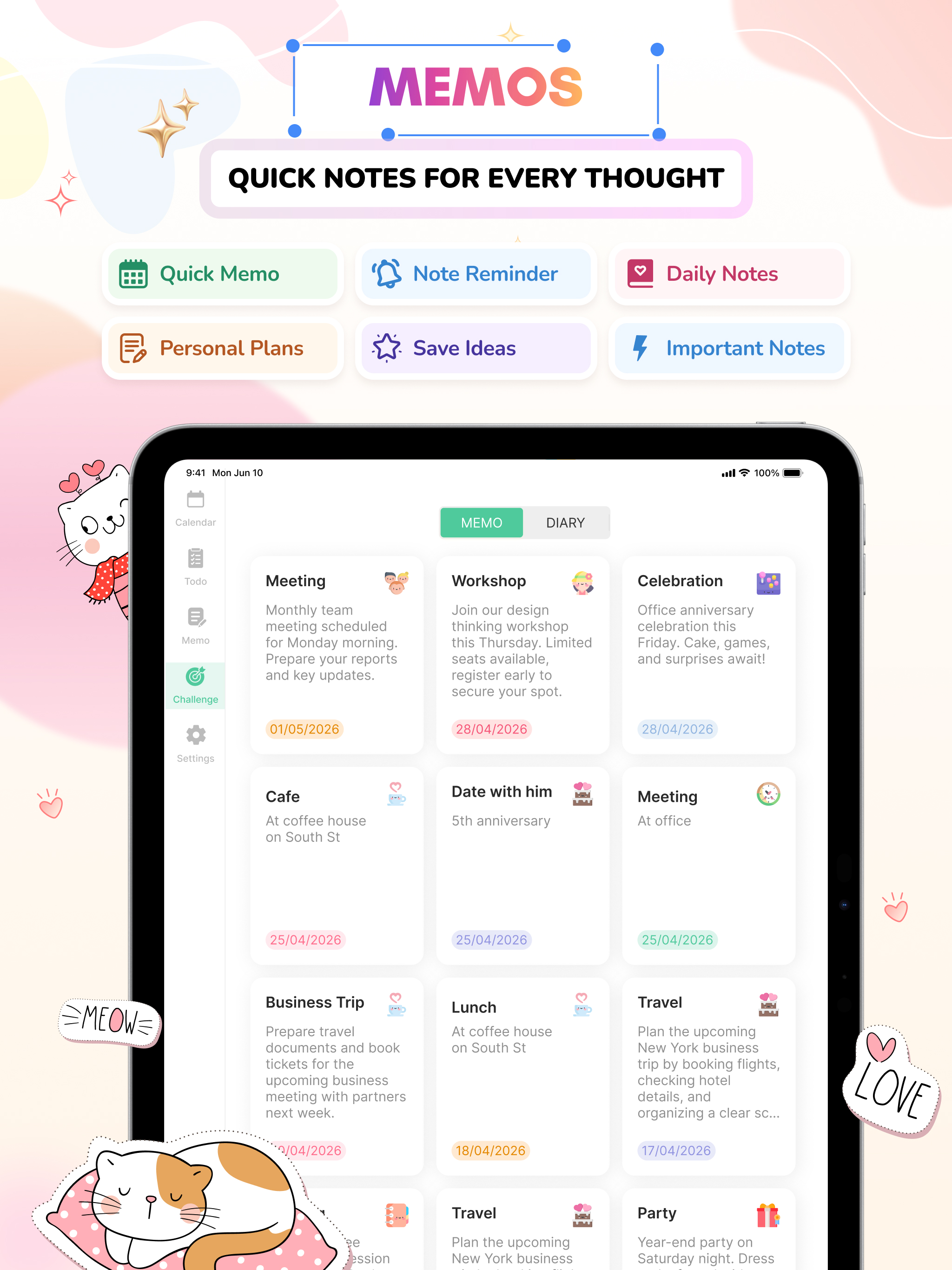 Cute Calendar - Daily Planner screenshot 17