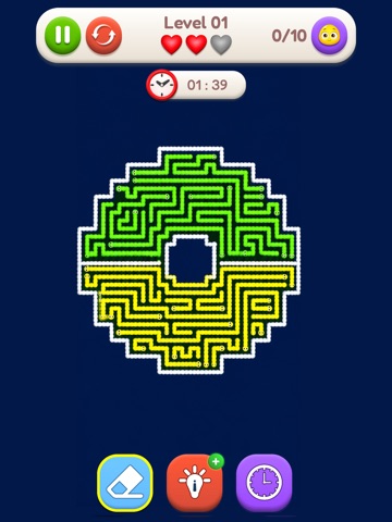 Escape Snake Maze Puzzle Game iPad screenshot