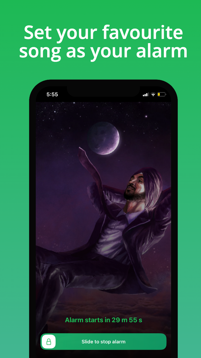 Alarm Clock for Spotify Songs