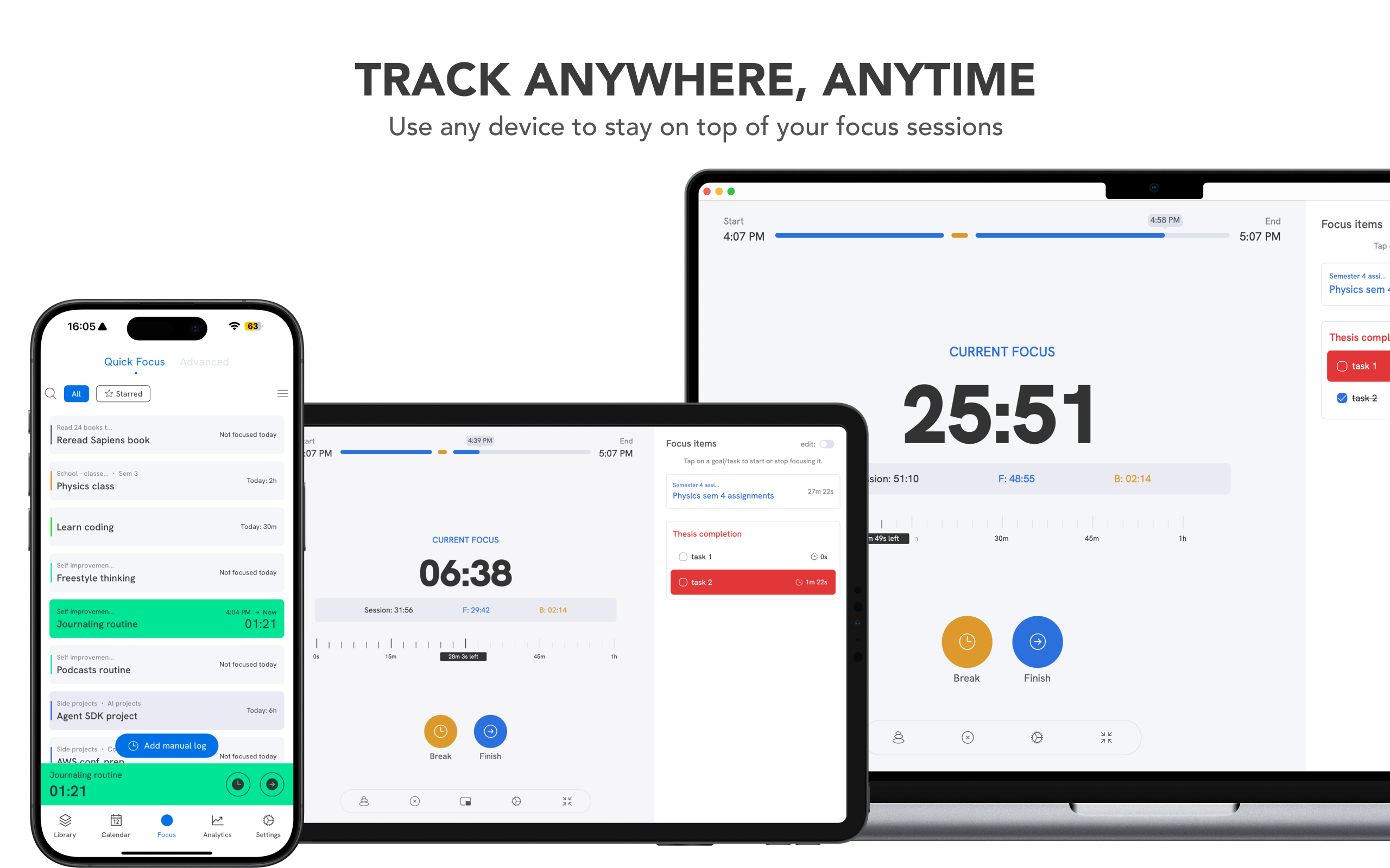 Pointron - Focus time tracker