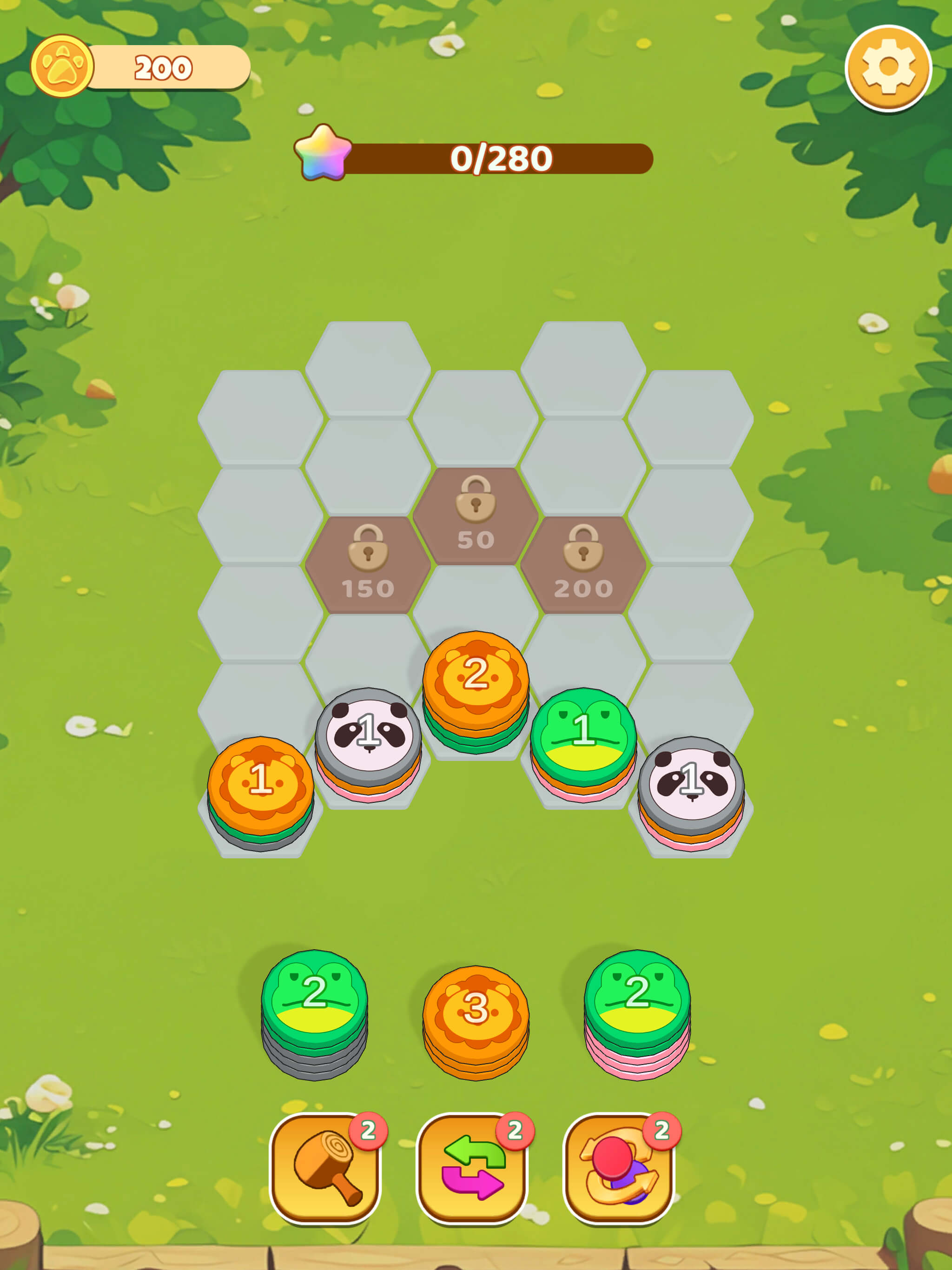 Animal Sort:Hexa Stack screenshot 8