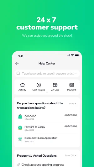 ZA Bank screenshot 4