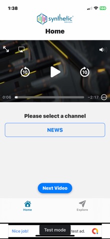 Synthetic Television Screenshot 1 of 6