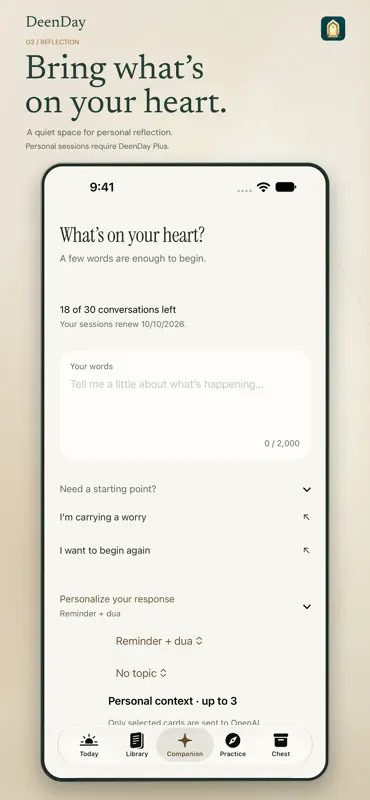 DeenDay: Quran & Prayer Times screenshot 6 of 7