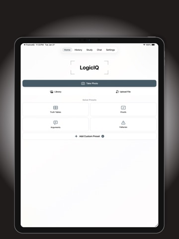 Philosophy Help AI: Logic IQ iPad screenshot