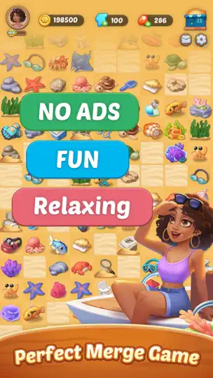 Скриншот Seaside Escape®: Merge & Story на iPhone 3