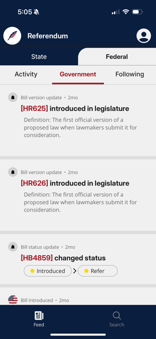 Referendum App Screenshot 1 of 6