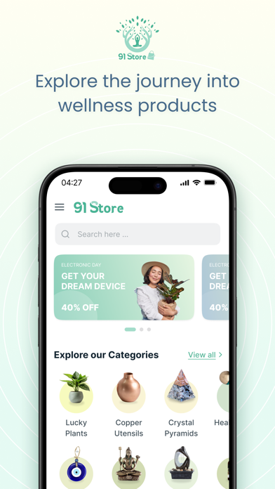 91Store: Online Home Wellness Screenshot
