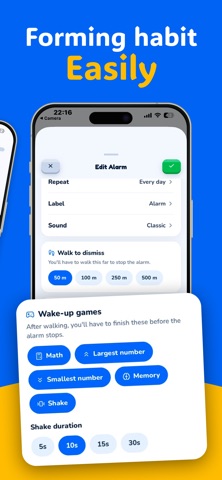 Wakey Alarm for Heavy Sleeper iPhone screenshot