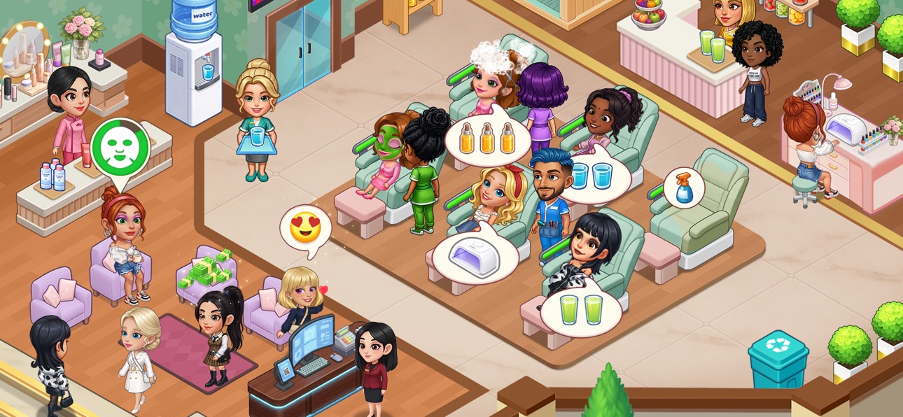 Happy Spa: Beauty Salon Game iOS Mod IPA screenshot 7 - iOS game interface