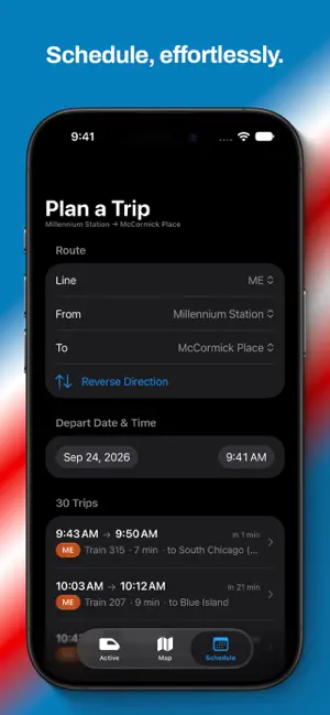 Metra Train Tracker screenshot 3