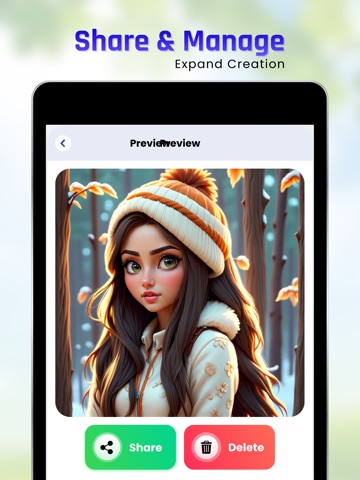 AI Chibly Art Anime : ChiblyAI iPad screenshot
