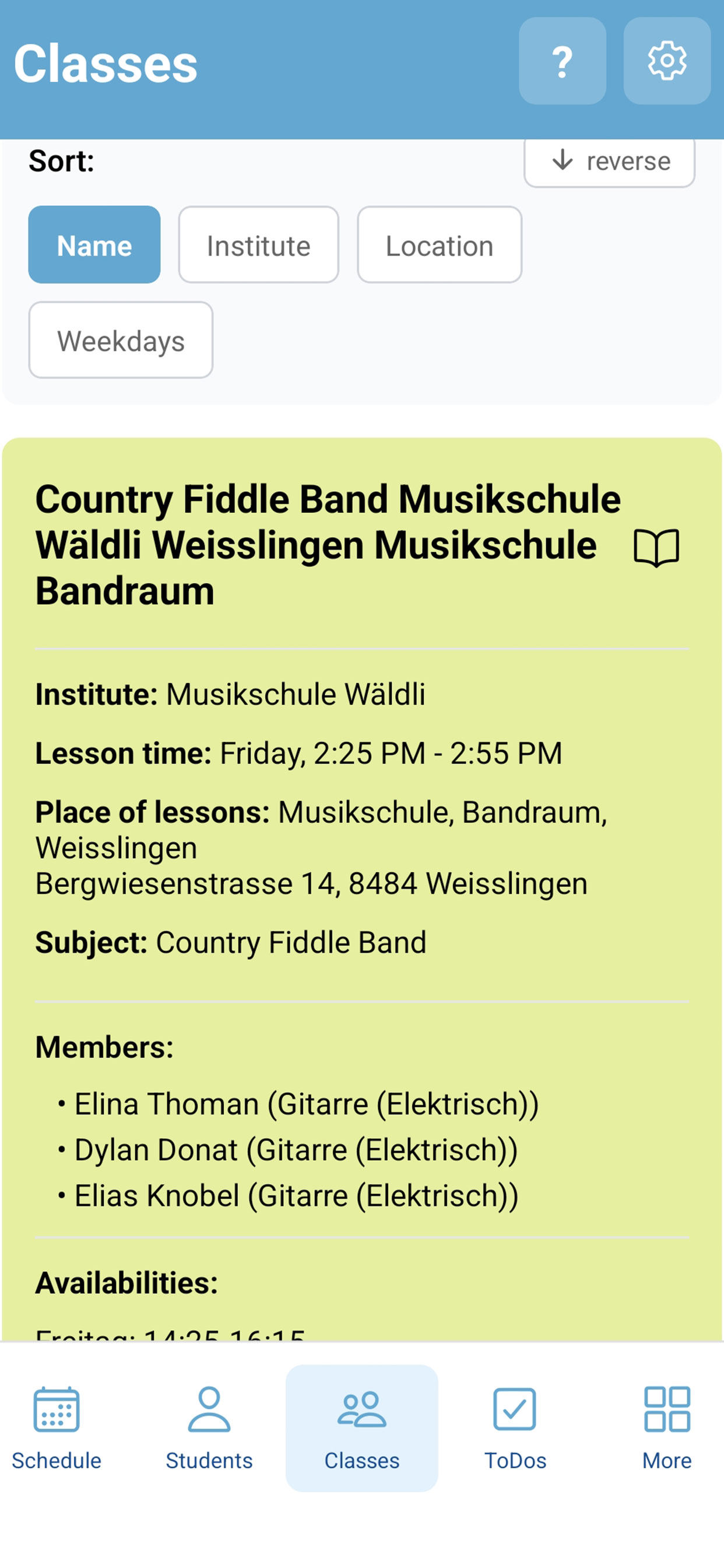 MusicScoodle Teachers screenshot 5
