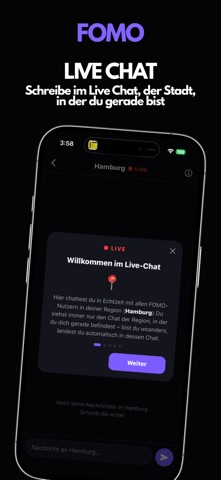 FOMO - Wer ist wo? iPhone screenshot 2