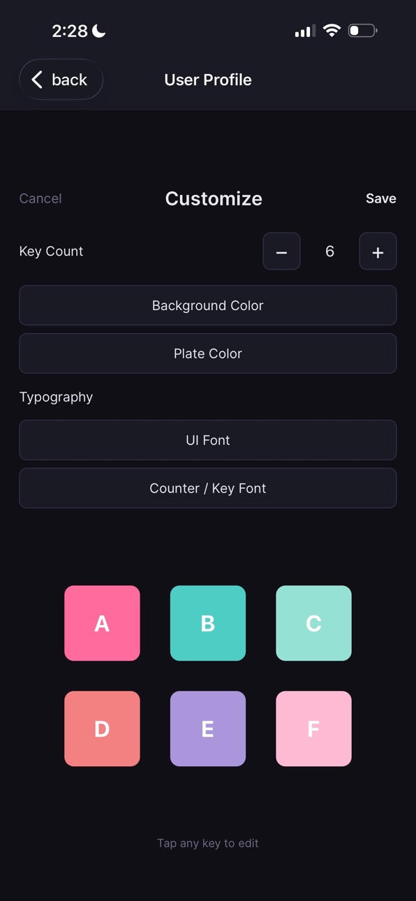 iPhone screenshot
