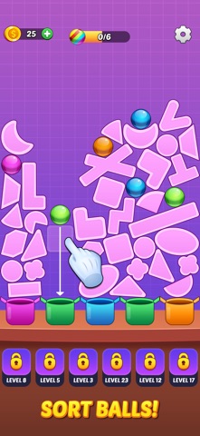 Pocket Puzzles - Ball Sort Screenshot 1 of 8