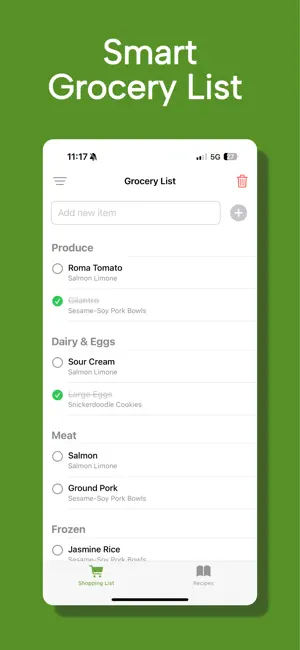 Basil - Groceries & Recipes screenshot 1