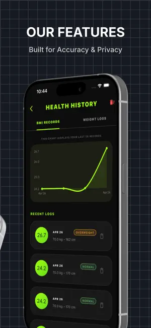BMI Calculator: Weight+Health screenshot 2