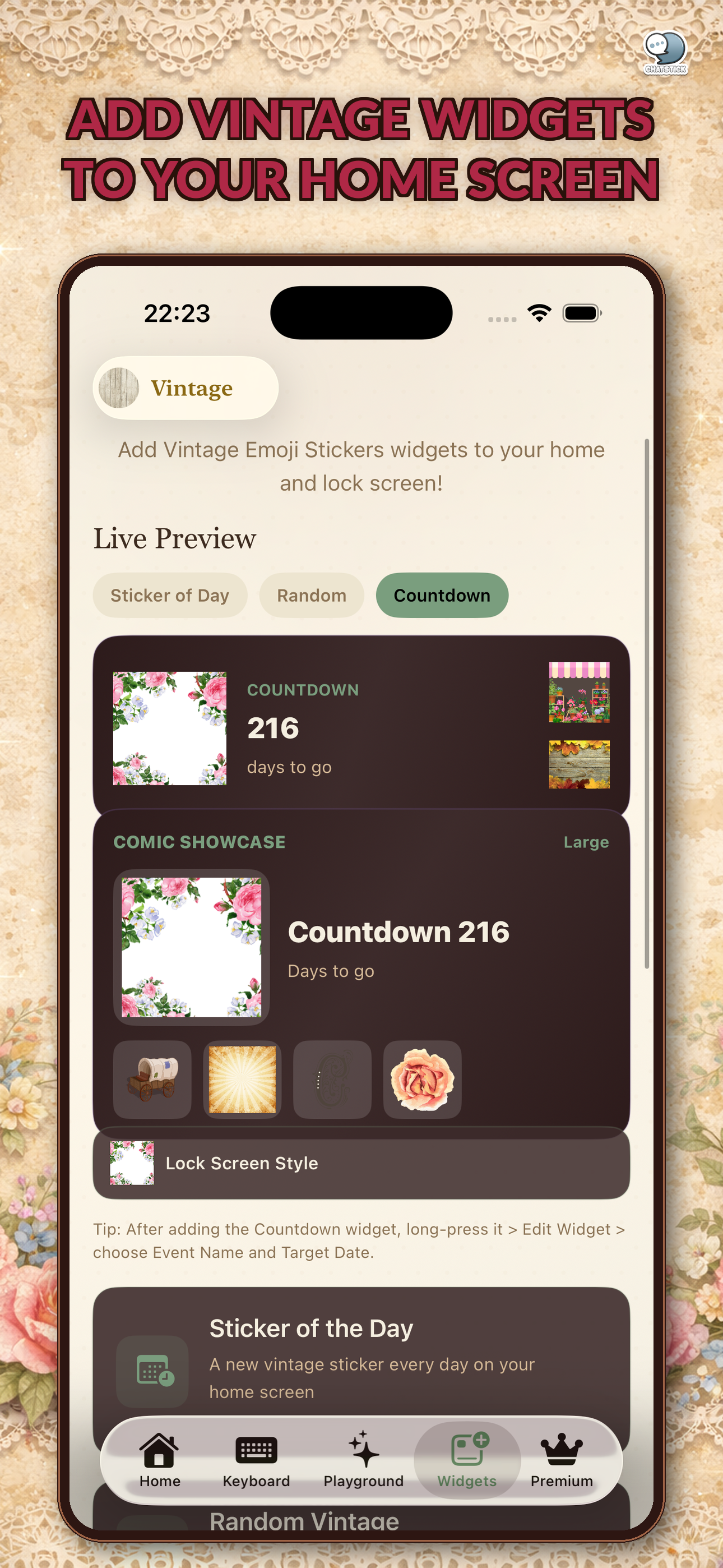 Vintage Emoji Stickers by CS screenshot 7