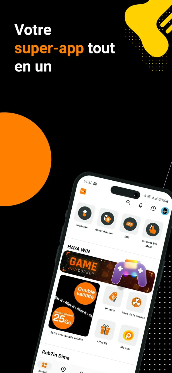 #1. Orange Max it - Tunisie (iOS) Ved: Orange Tunisie
