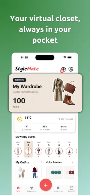 StyleMate: Closet&Outfit Maker screenshot 1
