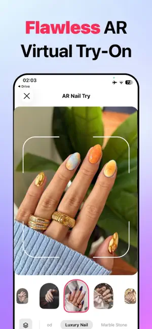 Glossy: AI Nail Design Studio screenshot 1