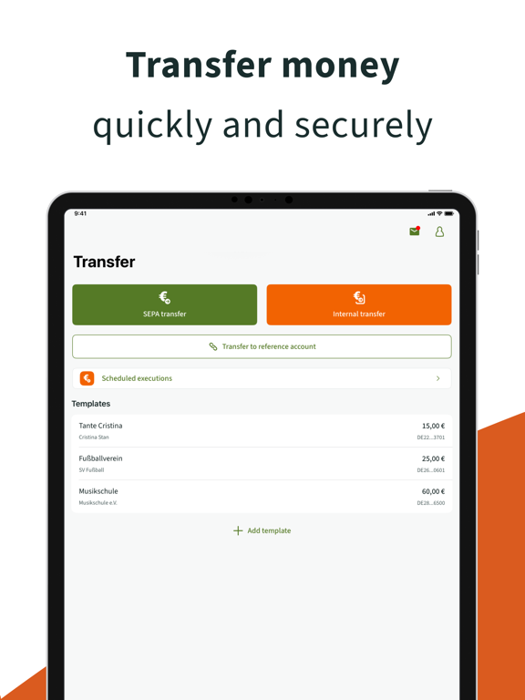 norisbank iPad screenshot 4 - Finance app