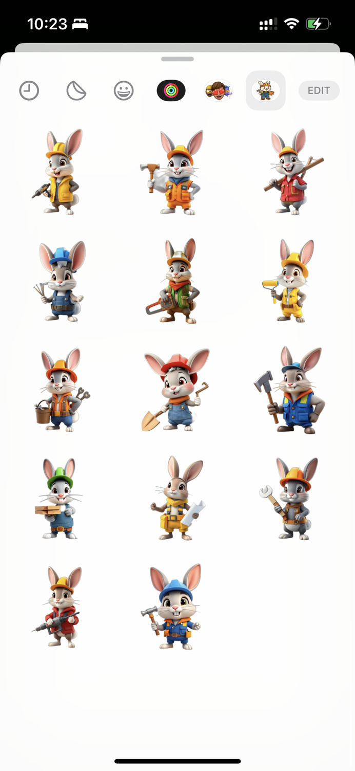 Constructor Rabbit Stickers