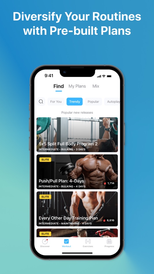 #6. JEFIT Workout Plan Gym Tracker (iOS) 게시자: Jefit Inc.