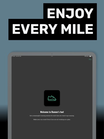 Runner's Fuel iPad screenshot