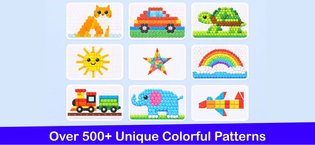 Screenshot #2 pour Mosaic Puzzles Kids Art Games