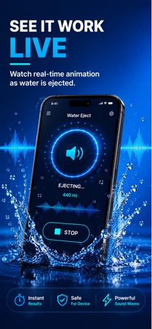 Water Eject – Sonic Clear Wave iPhone screenshot