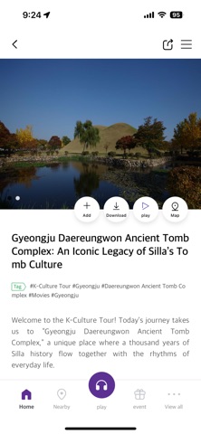 Odii-Korea Audio Travel Guide iPhone screenshot