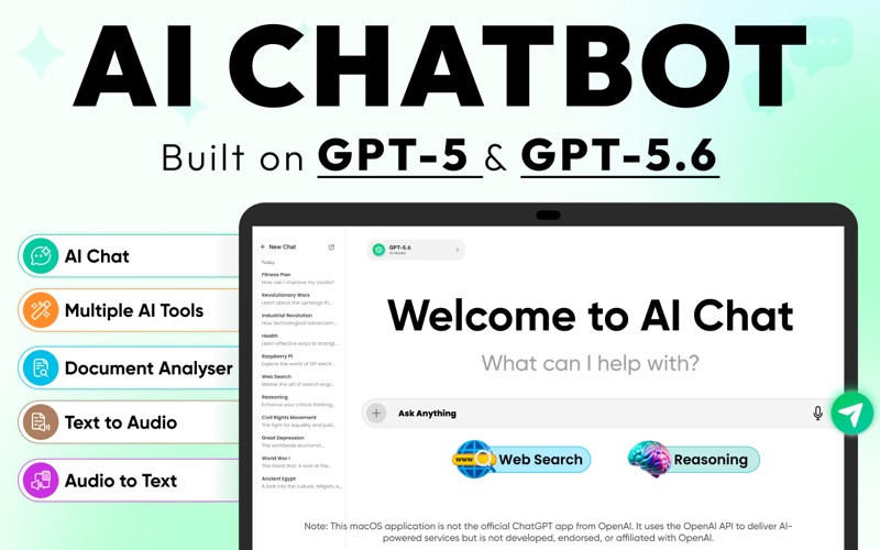 AI Chatbot・Ask AI Anything 5.6 iPhone screenshot