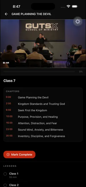GutsX School of Ministry screenshot 2