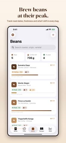 Coffee Brew Log: Barista Screenshot 5 of 6