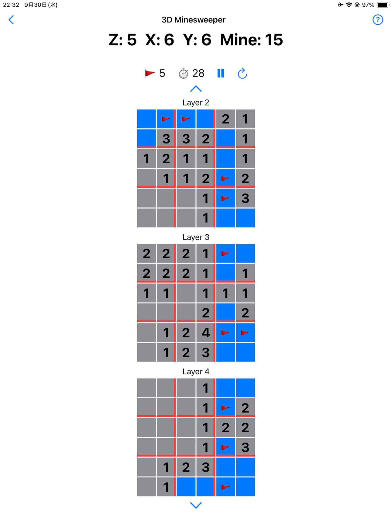 Screenshot 8 of 4D Minesweeper
