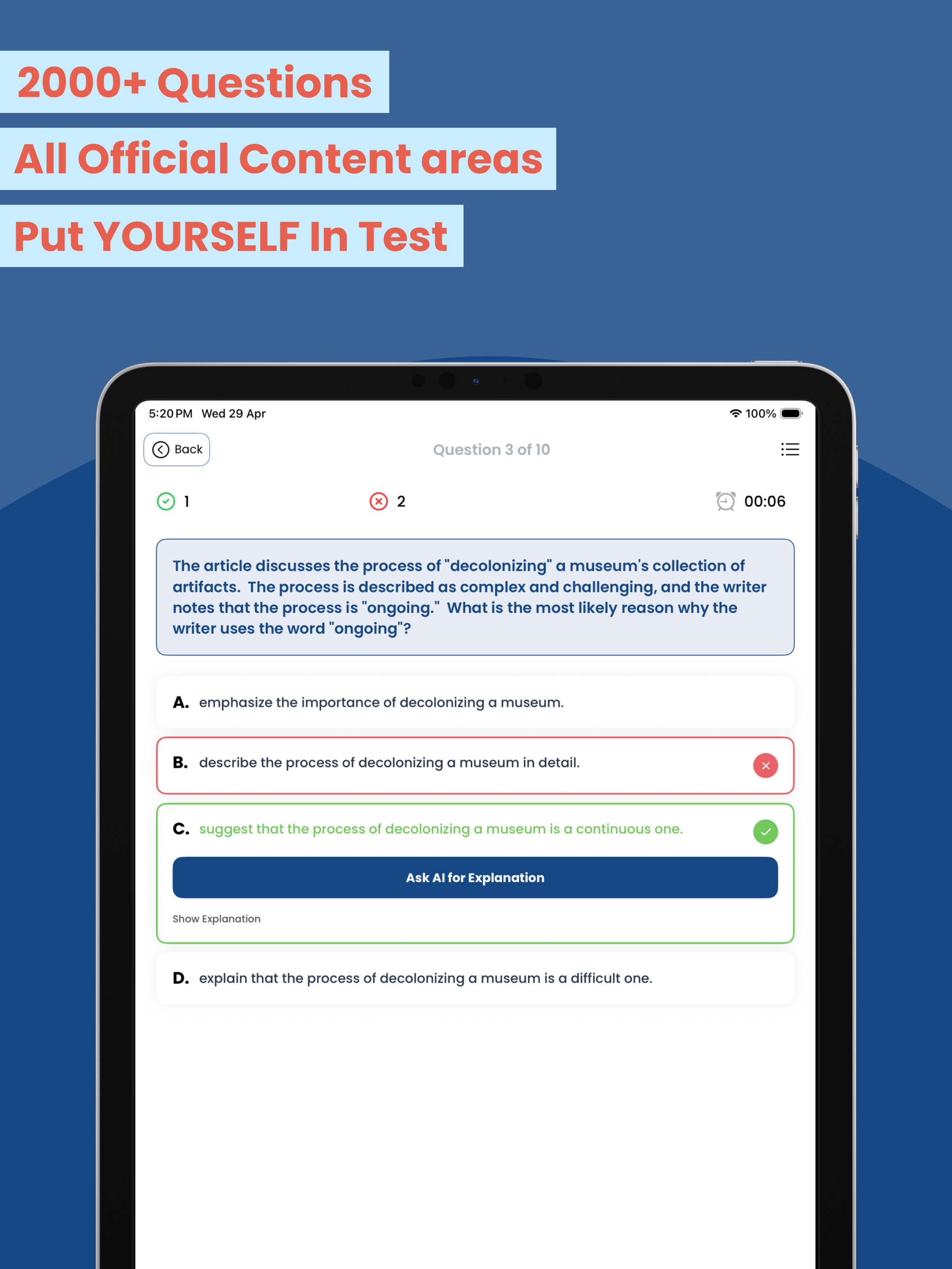SAT Practice Test & PSAT Prep screenshot 9