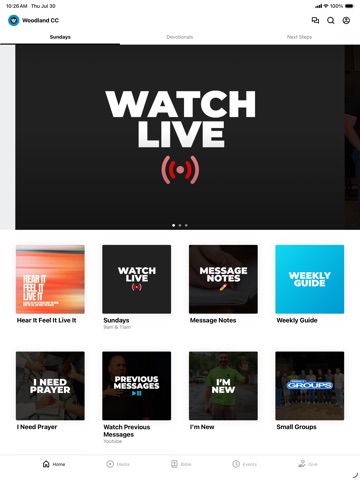 Woodland Community Church - FL iPad screenshot