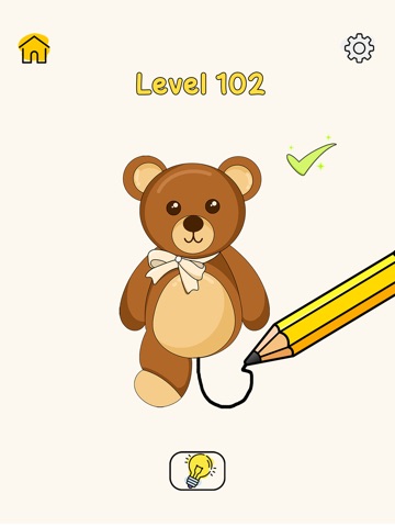 Draw One Puzzle Games iPad screenshot