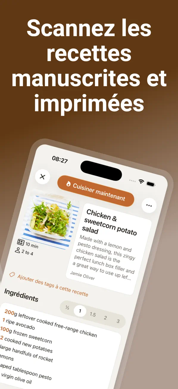 Screenshot #2 pour Makitra : Livre de recettes