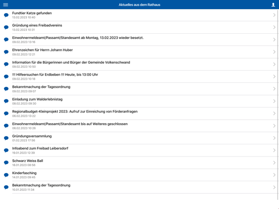 Screenshot #5 pour Gemeinde Volkenschwand