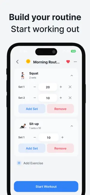 HomeReps: Home Workout Tracker screenshot 4