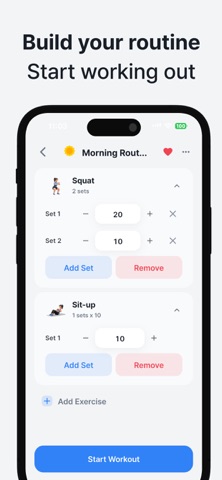 HomeReps: Home Workout Tracker Screenshot 4 of 5
