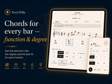 TerryTrilla: Chords & Melody iPad screenshot