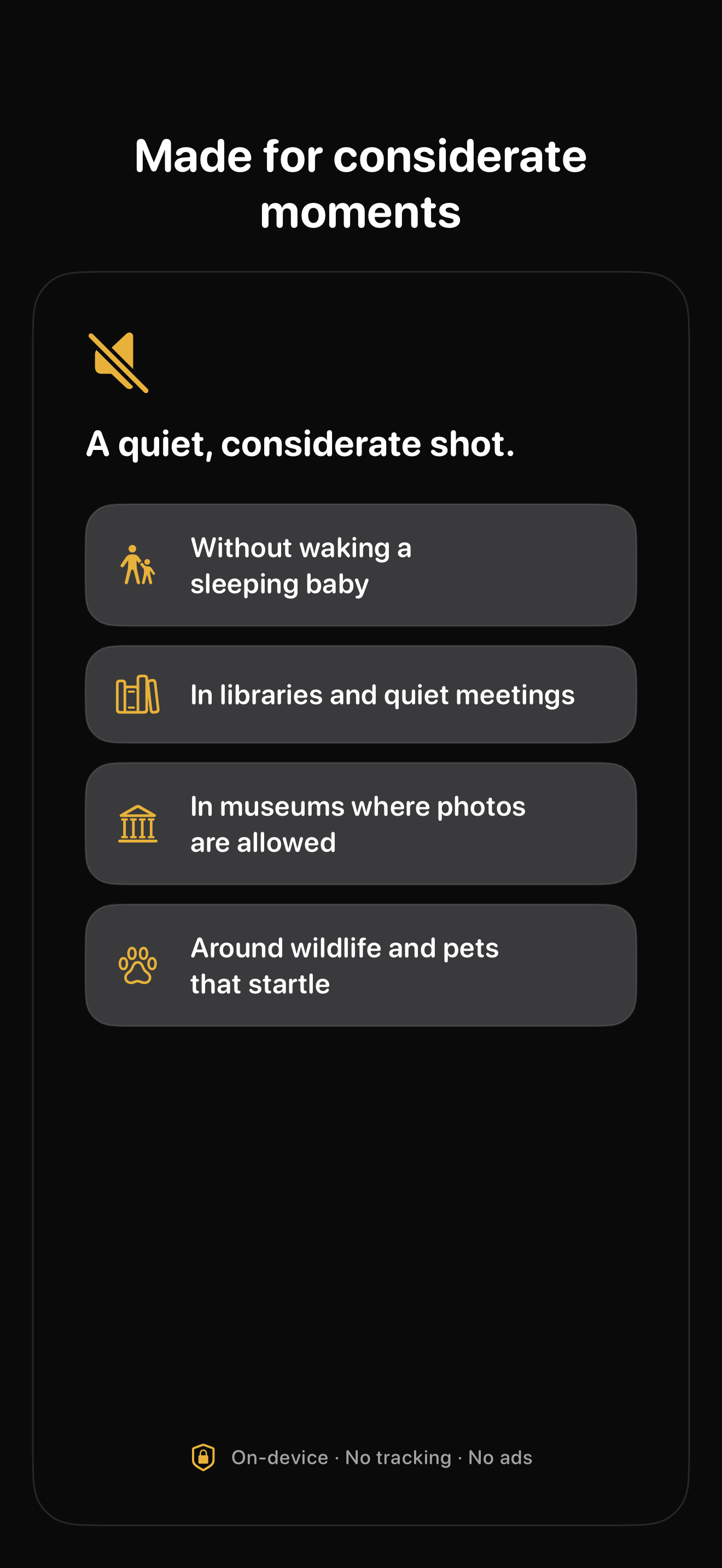 Lumio — Fast Camera screenshot 3