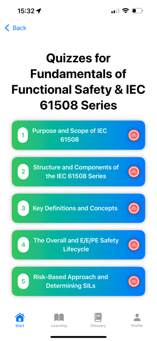 IEC61508 Learning Screenshot 3 of 10