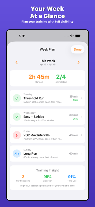 RunSharp: AI Running Coach Screenshot 5 of 6