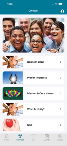 Unity of Michiana app screenshot 2