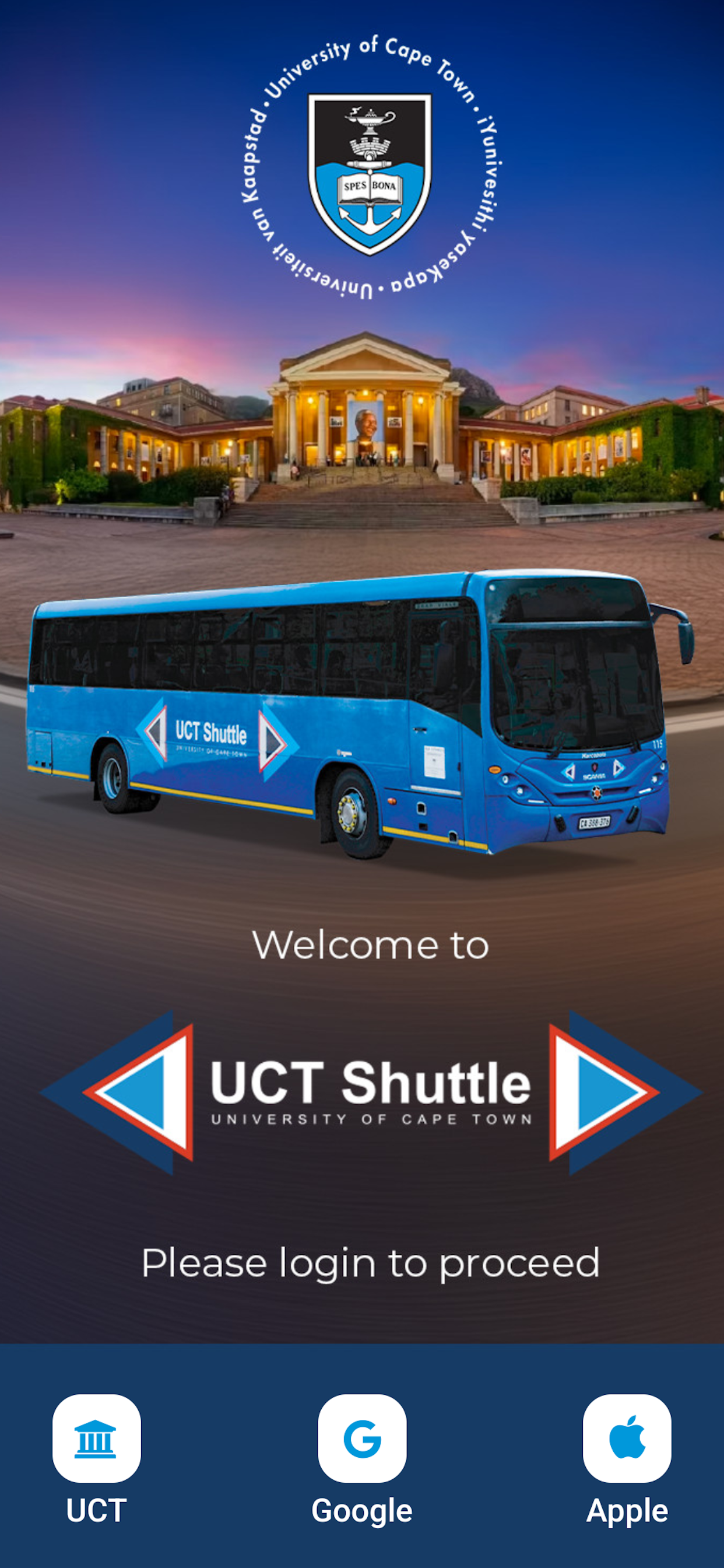 UCT Shuttle App